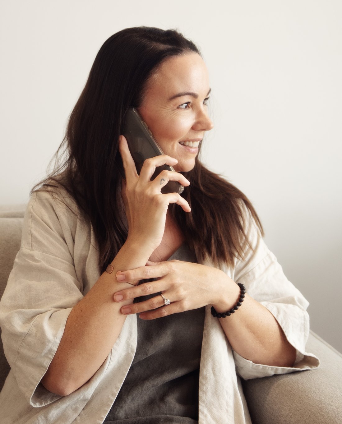 Carla on the phone
